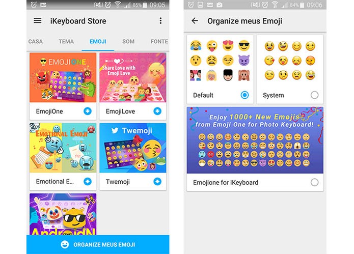 Baixe pacotes de emojis para usar no teclado para Android (Foto: Reprodução/Barbara Mannara)