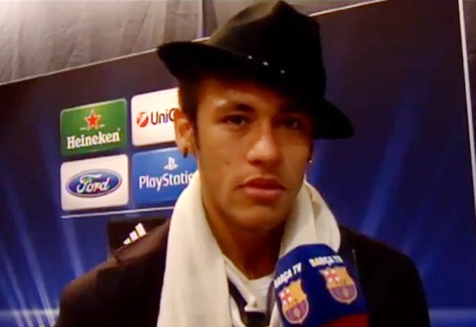 neymar barcelona tv (Foto: Reprodução )