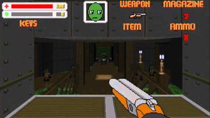 Lizard Squad é um mod de Doom que além de deixar o game como um desenho animado também troca seus inimigos e armas (Foto: Reprodução/YouTube)