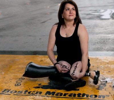 Celeste Corcoran vítima do atentado da Maratona de Boston ensaio (Foto: Dearworld.me)