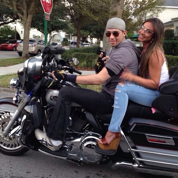 Kiko e Nicole Bahls em Orlando, nos Estados Unidos (Foto: Instagram/ Reprodução)