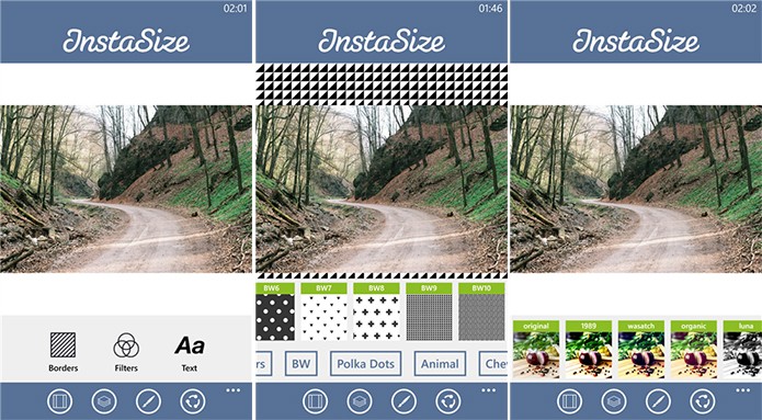 Instasize chega ao Windows Phone com a possiblidade de redimensionar fotos para o Instagram (Foto: Divulgação/Windows Phone Store)