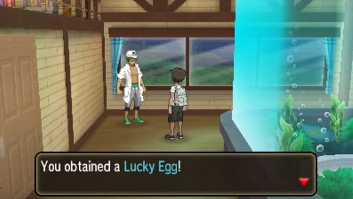 Pegue o Lucky Egg na casa do professor quando terminar o jogo (Foto: Reprodução/Youtube)