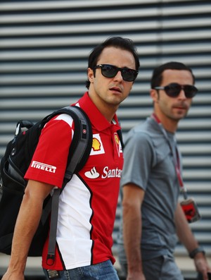 Nicolas Todt e Felipe Massa no GP da Itália 2012 (Foto: Getty Images)