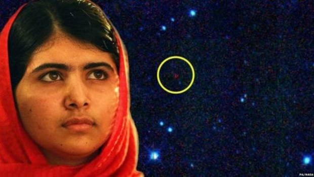 Malala foi baleada após defender direito de mulheres à educação no Paquistão (Foto: Nasa)