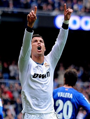 Cristiano ronaldo real madri gol getafe (Foto: Agência Getty Images)