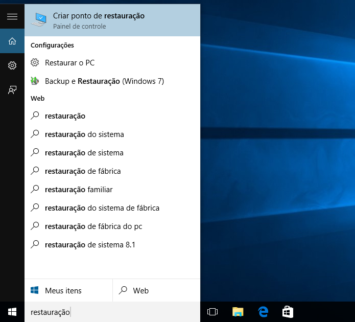 Como Ativar E Criar Um Ponto De Restauração No Windows 10 Dicas E Tutoriais Techtudo 3243