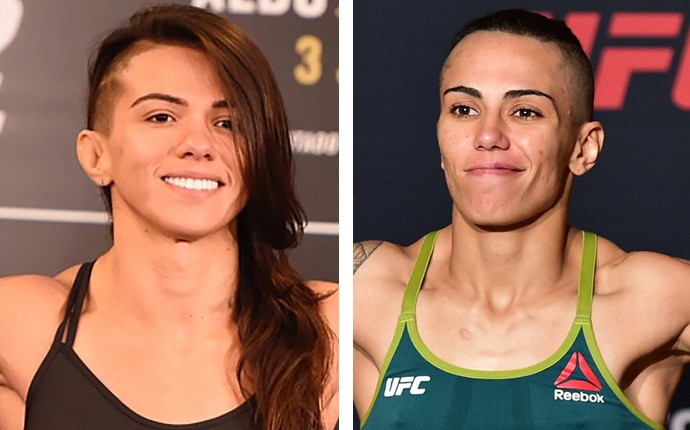 Montagem - Claudia Gadelha e Jéssica Bate-Estaca (Foto: Infografia )