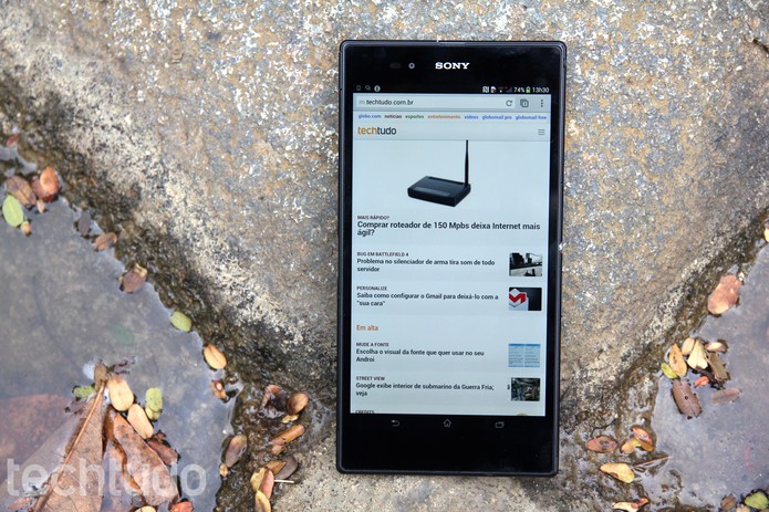 Sony Xperia Z Ultra (Foto: Luciana Maline/TechTudo) Sony Xperia Z Ultra (Foto: Luciana Maline/TechTudo)