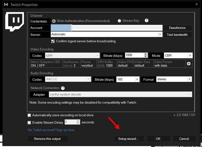 Processo também pode ser aplicado a canais já cadastrados no Xsplit (Foto: Reprodução/Felipe Demartini)