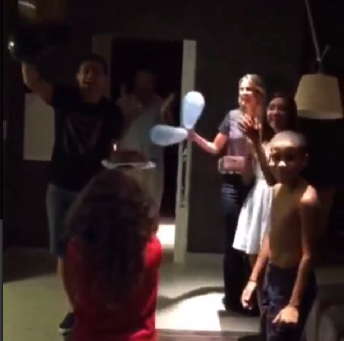 Fred com a filha Giovana