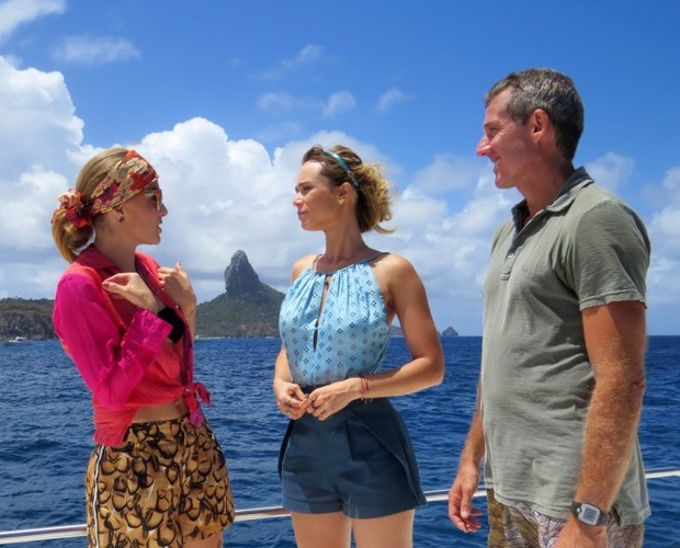 Angélica, Mariana Ximenes e Lisandro Almeida (Foto: Ana Clara Marinho / TV Globo)