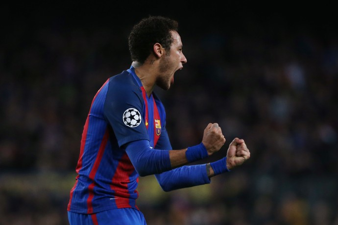 Neymar Barcelona x PSG (Foto: Reuters)