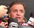 Dilma dá poder como em 'feira livre', diz Aécio (Laís Agretti/G1)