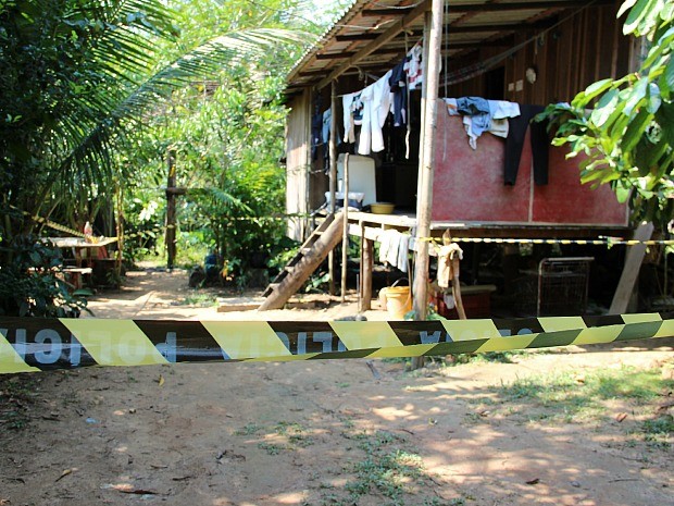 Corpo de homem foi encontrado em comunidade na BR-174 (Foto: Diego Toledano/G1 AM)