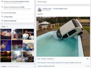 Motorista Se Distrai E Deixa Carro Cair Dentro De Piscina No Norte Do Rs Rio Grande Do Sul G1