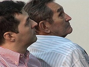 Empresário Gláucio Alencar e o pai, José Miranda (Foto: Reprodução/TV Mirante)