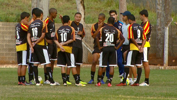 Rio Branco-SP Tigre Americana treino (Foto: Márcio de Campos / EPTV)