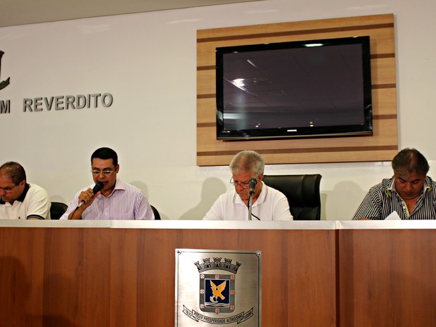 Comissão Processante contra o prefeito Alcides Bernal (Foto: Fernando da Mata/ G1 MS)