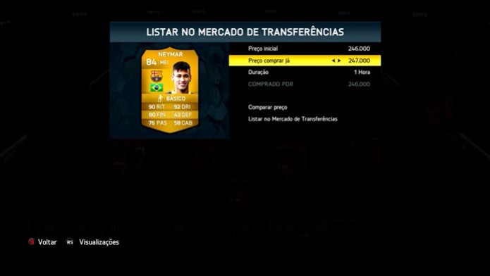 FIFA 14: como aproveitar ao máximo suas moedas do Ultimate Team (Foto: Reprodução/Murilo Molina) (Foto: FIFA 14: como aproveitar ao máximo suas moedas do Ultimate Team (Foto: Reprodução/Murilo Molina))