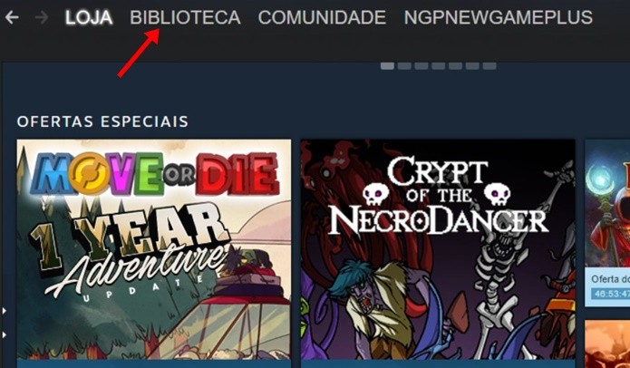Após compra, Resident Evil 7 fica disponível na biblioteca do Steam (Foto: Reprodução/Felipe Demartini)