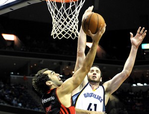 Benite, Flamengo X Memphis, Amistoso Basquete (Foto: Agência AP) Benite, Flamengo X Memphis, Amistoso Basquete (Foto: Agência AP)