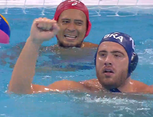 Josip Vrlic - Polo Aqu&aacute;tico - Brasil x Jap&atilde;o (Foto: Reprodu&ccedil;&atilde;o)