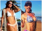 Scheila Carvalho faz dieta e treino rigorosos: 'Tenho só 14% de gordura'