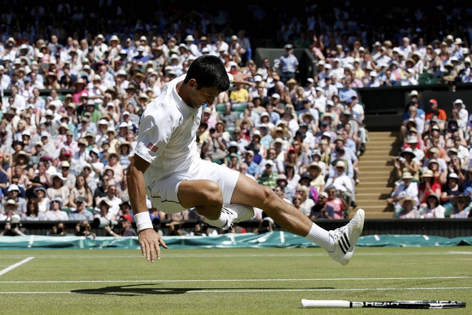 Djokovic x Gasquet - Wimbledon (Foto: Reuters)