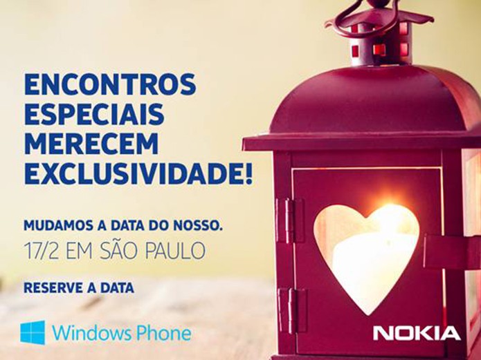 Nokia marca evento de possível lançamento de novos smarts com Windows Phone 8 (Foto: Divulgação) Nokia marca evento de possível lançamento de novos smarts com Windows Phone 8 (Foto: Divulgação)