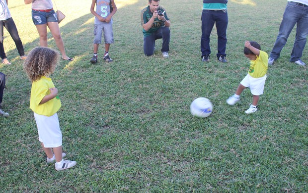 Sósias David Luiz Thiago Silva fama (Foto: Wenner Tito)