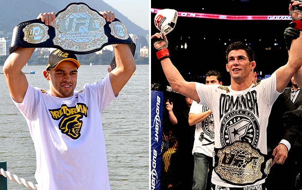 montagem UFC Renan Barão e Dominick Cruz (Foto: Getty Images)