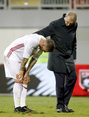 Sergio Ramos Espanha lesão (Foto: Efe)