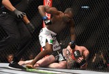 Derek Brunson aplica nocaute em 36s e despacha Ed Herman no UFC 183 Derek Brunson aplica nocaute em 36s e despacha Ed Herman no UFC 183