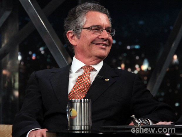 Marco Aurélio Mello participa do Programa do Jô desta segunda-feira (Foto: TV Globo/Programa do Jô)