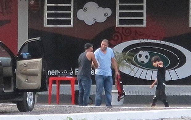 Adriano e Buchecha Flamengo (Foto: Richard Souza / Globoesporte.com)