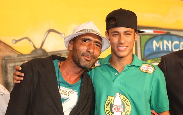 Neymar , catador , Expocatadores em 2012 (Foto: Divulgação / Expocatadores)