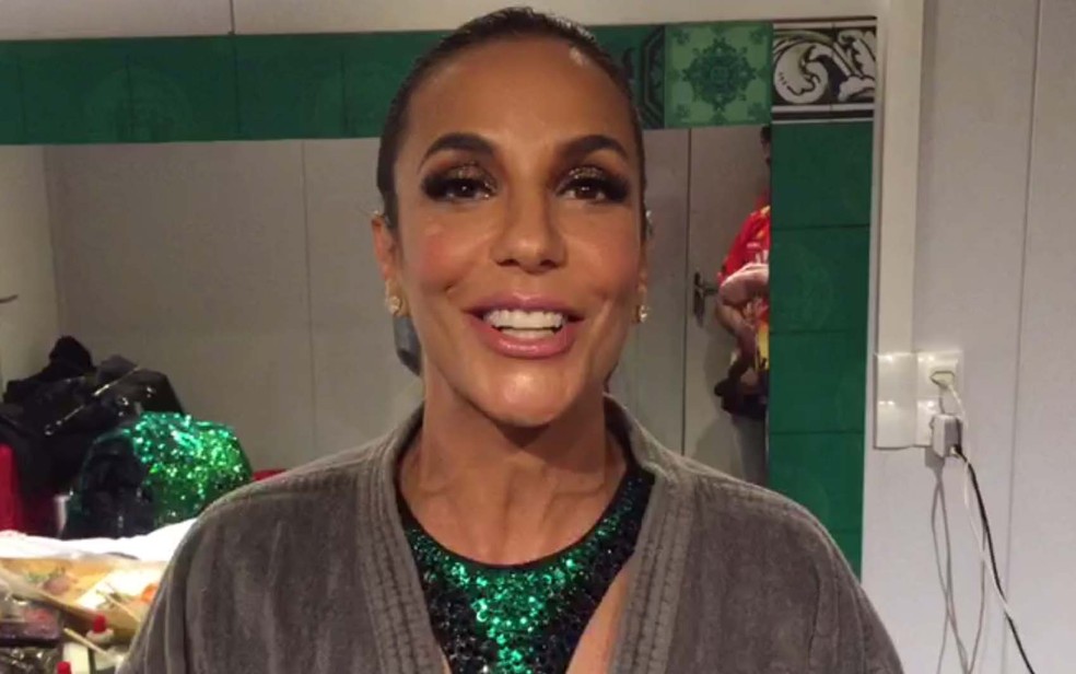 Ivete Sangalo se diz emocionada antes de desfile da Grande Rio (Foto: Fernanda Rouvenat / G1)