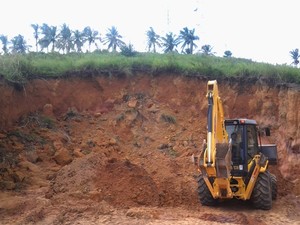 Retirada de barro era feita de modo irregular em Maragogi (Foto: Divulgação/ IMA)