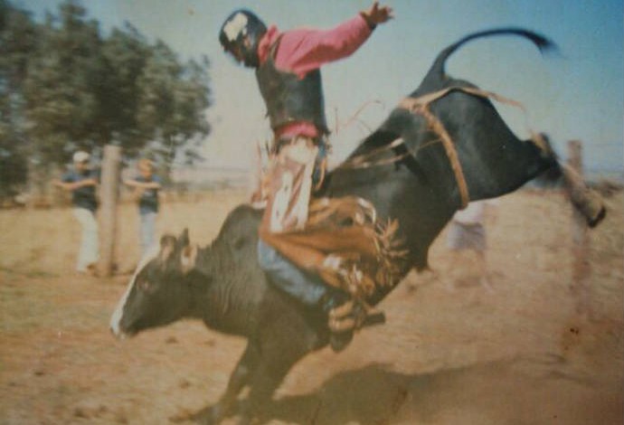 Fernando Rufino já foi caubói de rodeio e amava o "serviço" (Foto: Arquivo Pessoal)