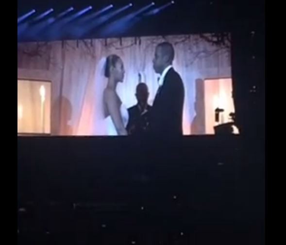 Imagens do casamento de Beyoncé e Jay Z (Foto: Reprodução/ Instagram)