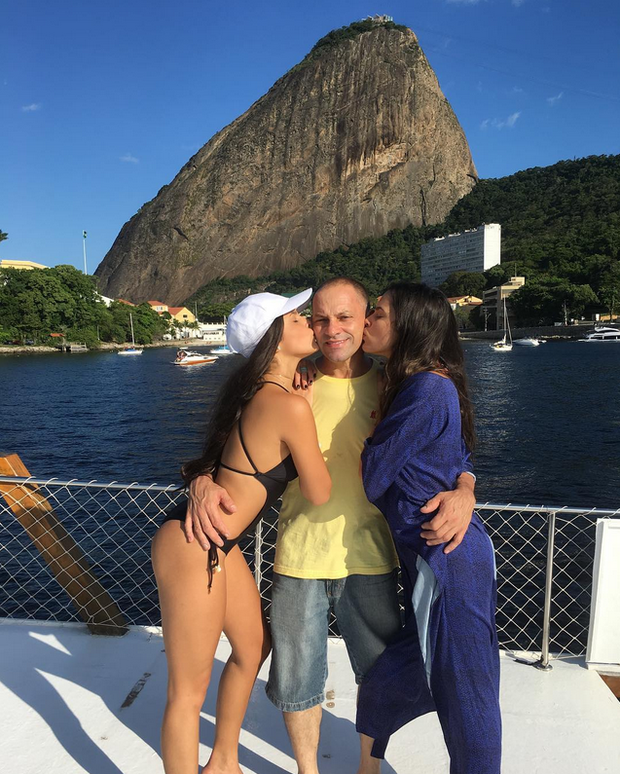 Emilly, Volnei e Mayla (Foto: Reprodução/Instagram) Emilly, Volnei e Mayla (Foto: Reprodução/Instagram)