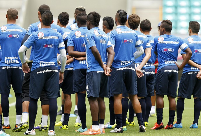 Jogadores do Bahia; Bahia (Foto: Felipe Oliveira/Divulgação/EC Bahia) Jogadores do Bahia; Bahia (Foto: Felipe Oliveira/Divulgação/EC Bahia)