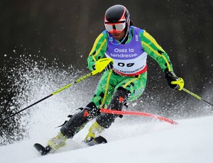 Neve esqui alpino Jhonatan Longhi  (Foto: Getty Images)