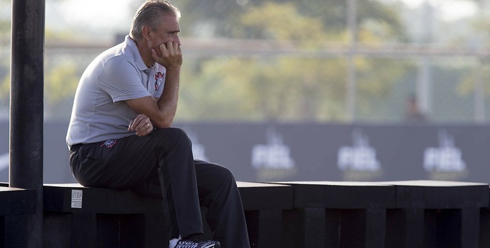 Tite treino Corinthians (Foto: Daniel Augusto Jr. / Agência Corinthians)