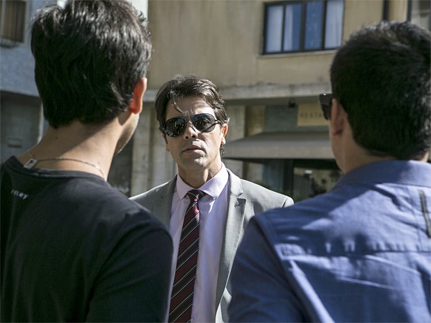 Sérgio briga com Fred e Guto por causa de Ivan (Foto: Inácio Moraes / Gshow)