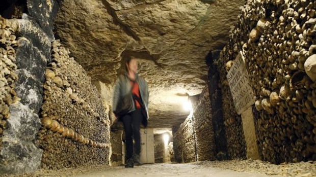 Rede de túneis abriga restos mortais de 6 milhões de pessoas (Foto: BBC)