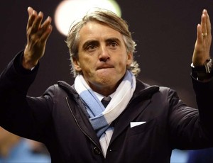 Roberto Mancini do City (Foto: Paul Ellis / Agência AFP)