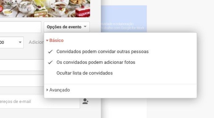 Opções de eventos (Foto: Reprodução/André Sugai) (Foto: Opções de eventos (Foto: Reprodução/André Sugai)) Opções de eventos (Foto: Reprodução/André Sugai) (Foto: Opções de eventos (Foto: Reprodução/André Sugai))