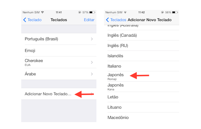 Adicionando um novo idioma de teclado ao iOS (Foto: Reprodução/Marvin Costa)